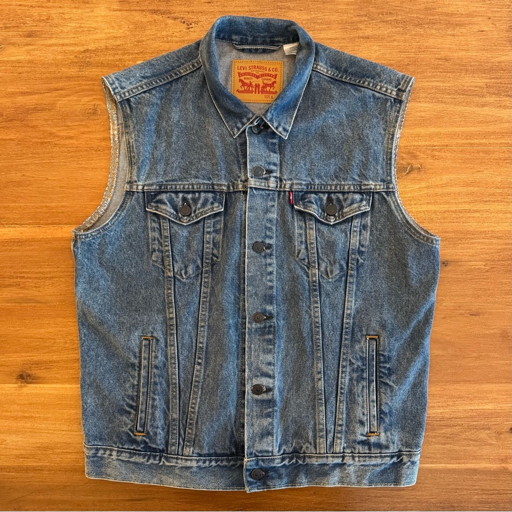 Vintage Levi's Classic Blue Denim Vest